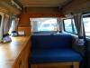 VW T25 Danbury Coronet interior, original furniture and comfortable reupholstered seat/ bed